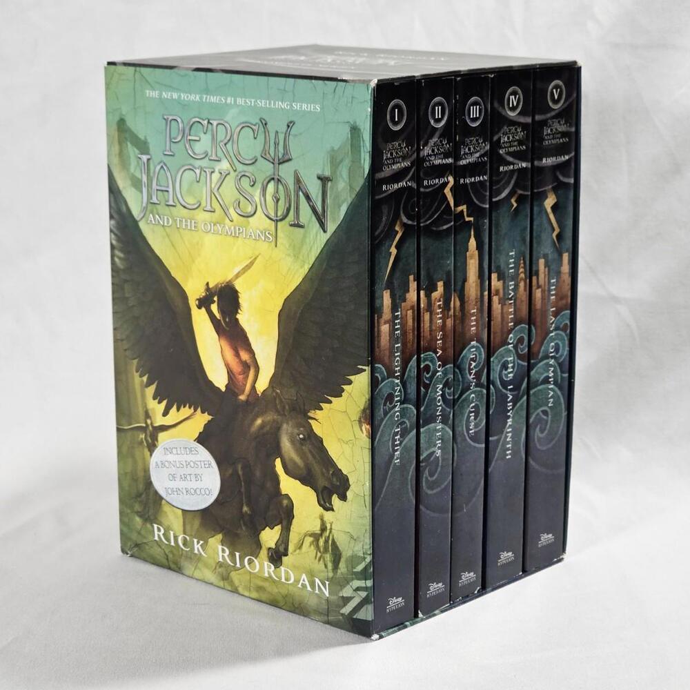 Percy Jackson and the Olympians 5 Book Paperback Boxed Set - Picture 7 of 7
